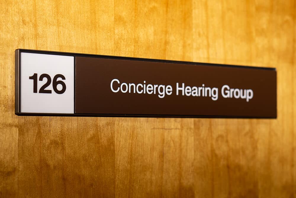Concierge Hearing Group Sign